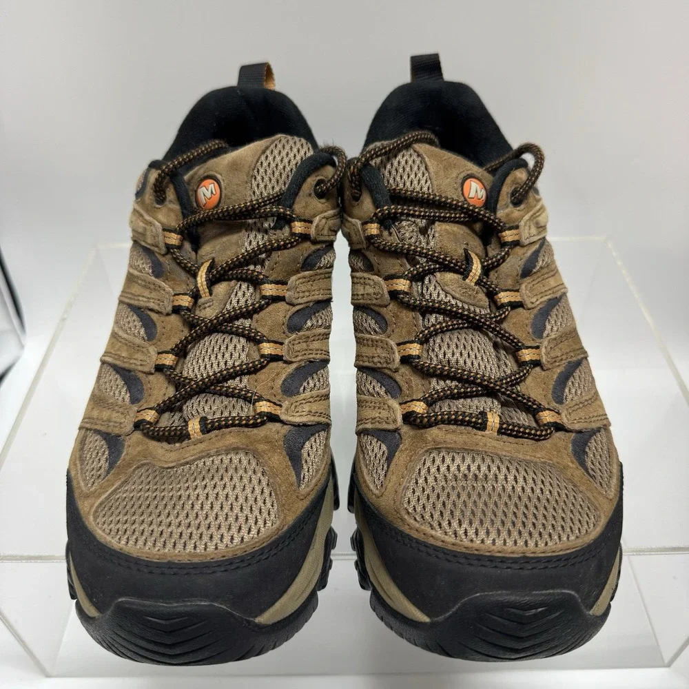 Merrell Moab Waterproof Low Hiking Shoes Brown JI35617 Men's Size 9.5
